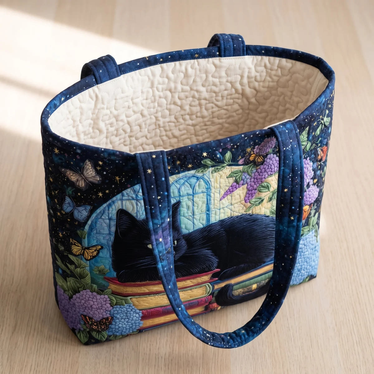 Bonita | Black Cat on Books Tote