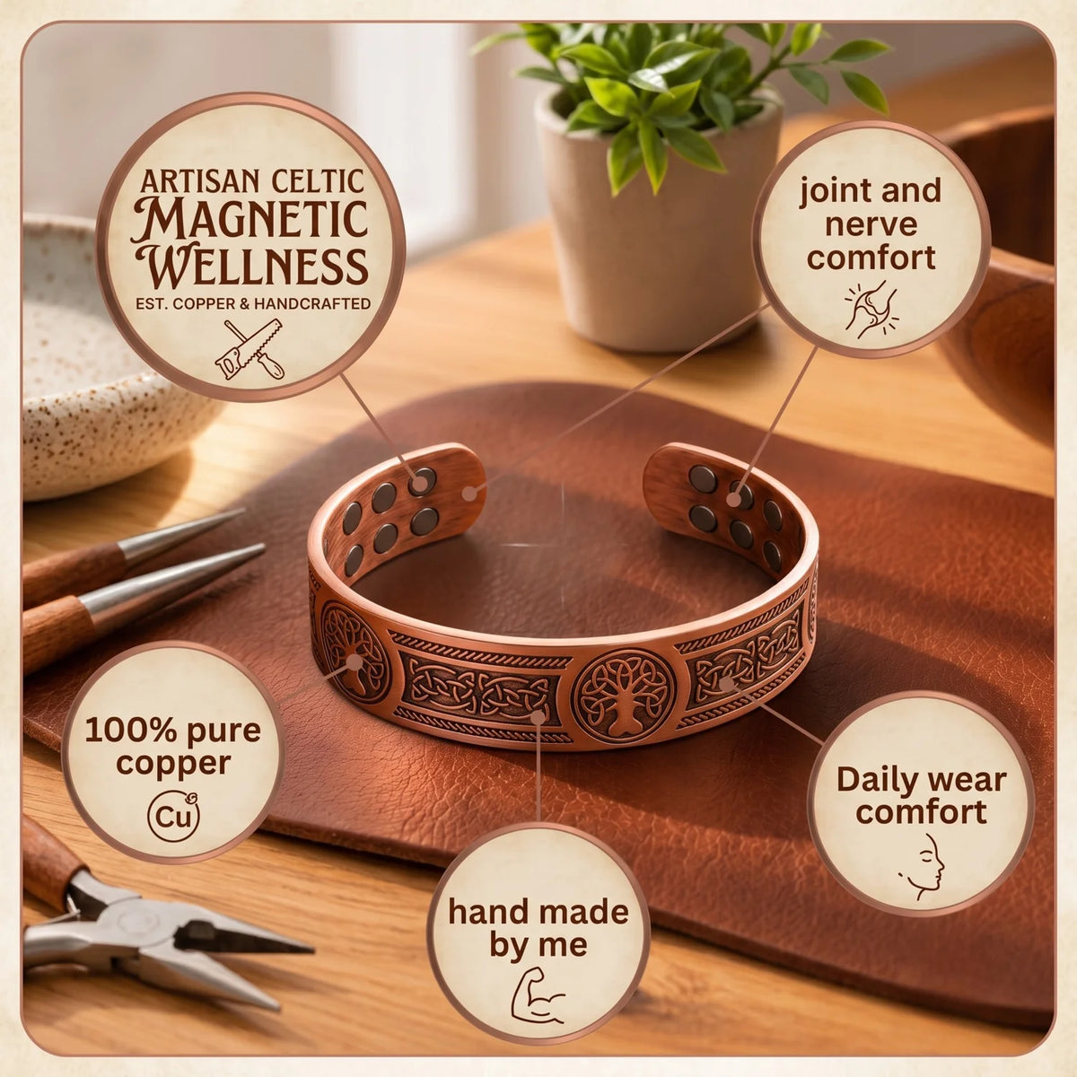 Bough Copper Bracelet