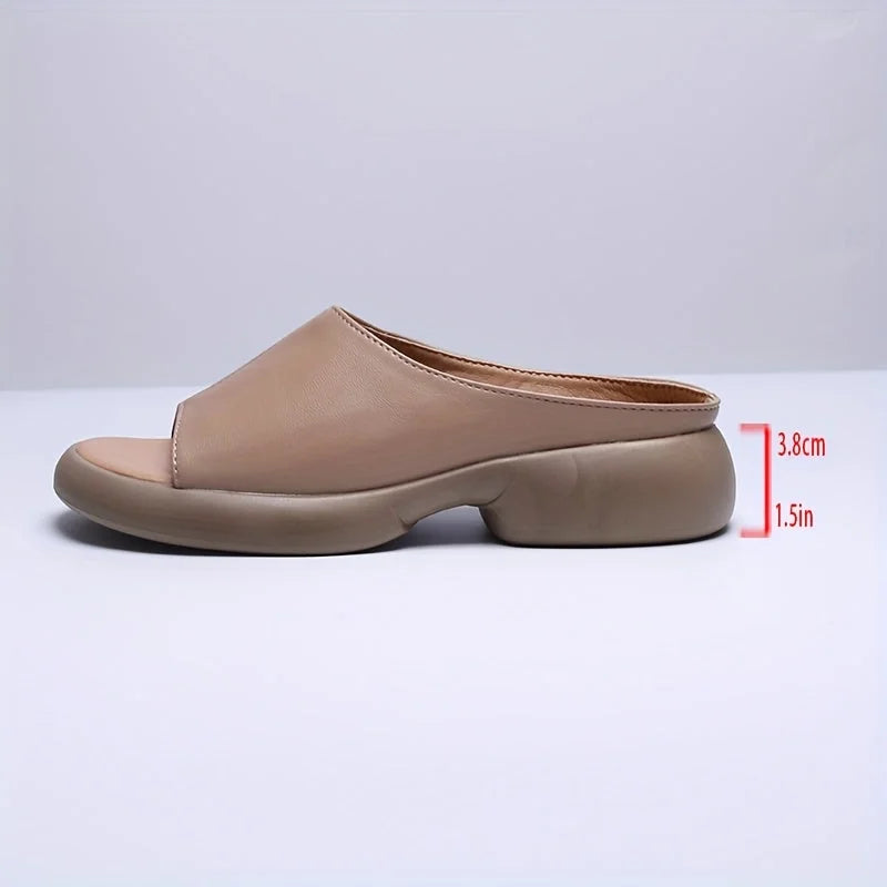 Bridget | Cushioned Platform Mules