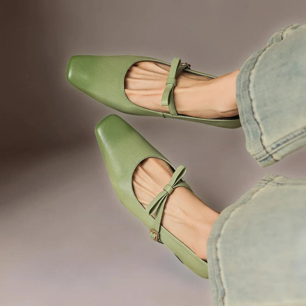 Bryony | Bow-Strap Mary Jane Pump