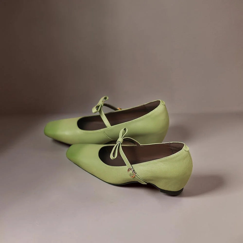 Bryony | Bow-Strap Mary Jane Pump