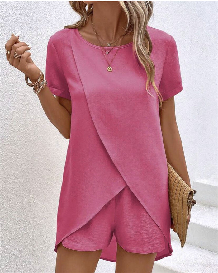 AMALIA™ – Elegant Summer Co-ord Lounge Set