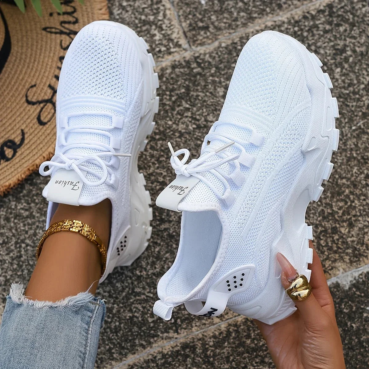 Sybil | Breathable Knit Sneakers
