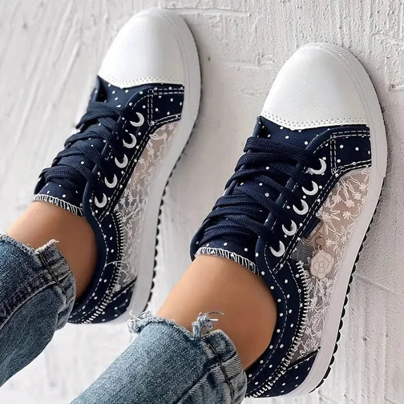 Caro | Floral Detail Sneakers