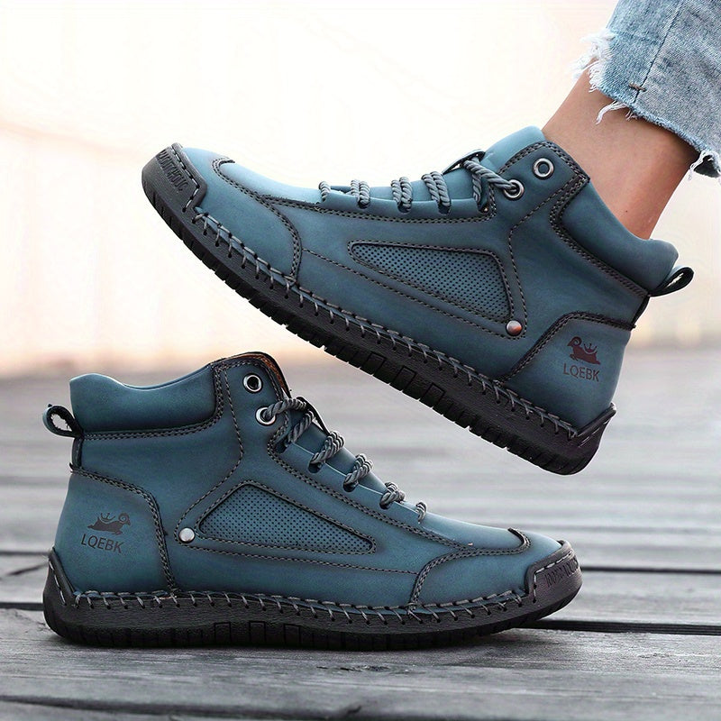 Alfreda | Mid-Top Lace-Up Comfort Sneakers