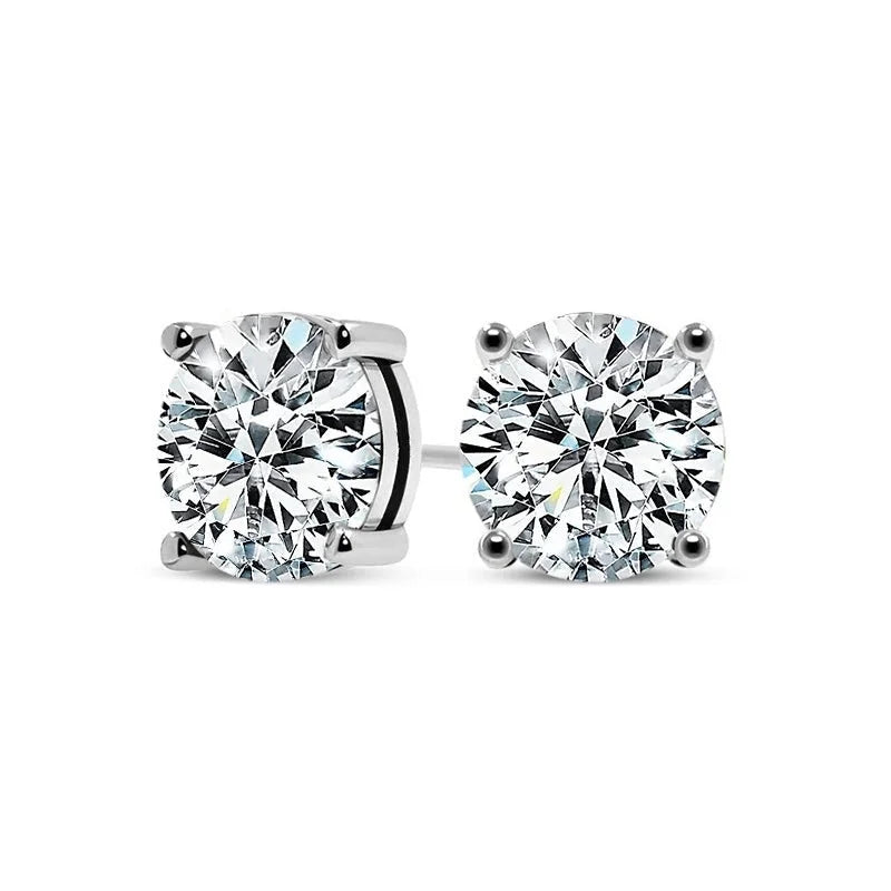 Chic White Gold Tera Earrings