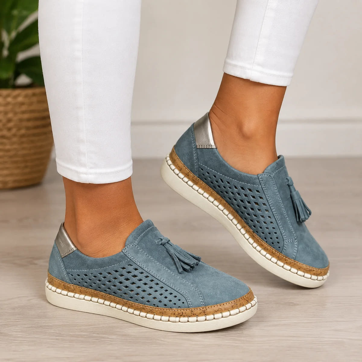 Christine | Perforated Comfort Moccasins
