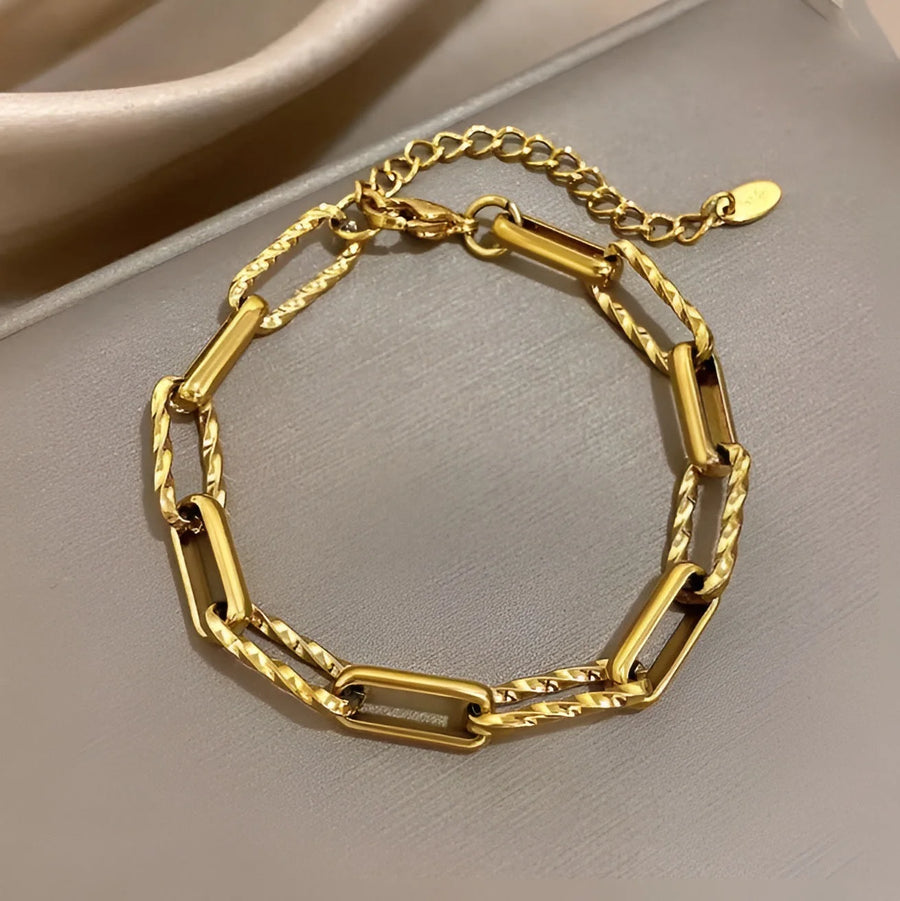 Chunky Link Lorielle Bracelet | Gold