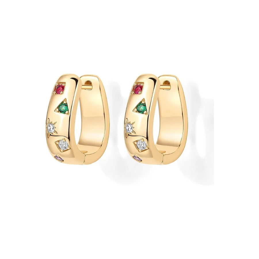 Colorwave Hoops | Gold