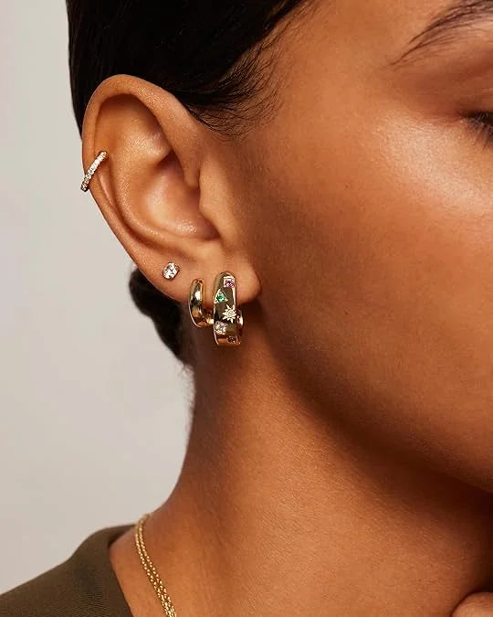 Colorwave Hoops | Gold