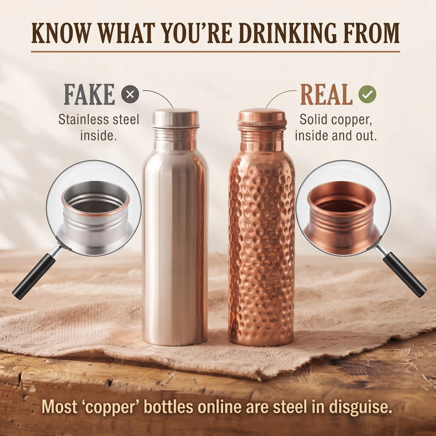 Copper Water Bottle