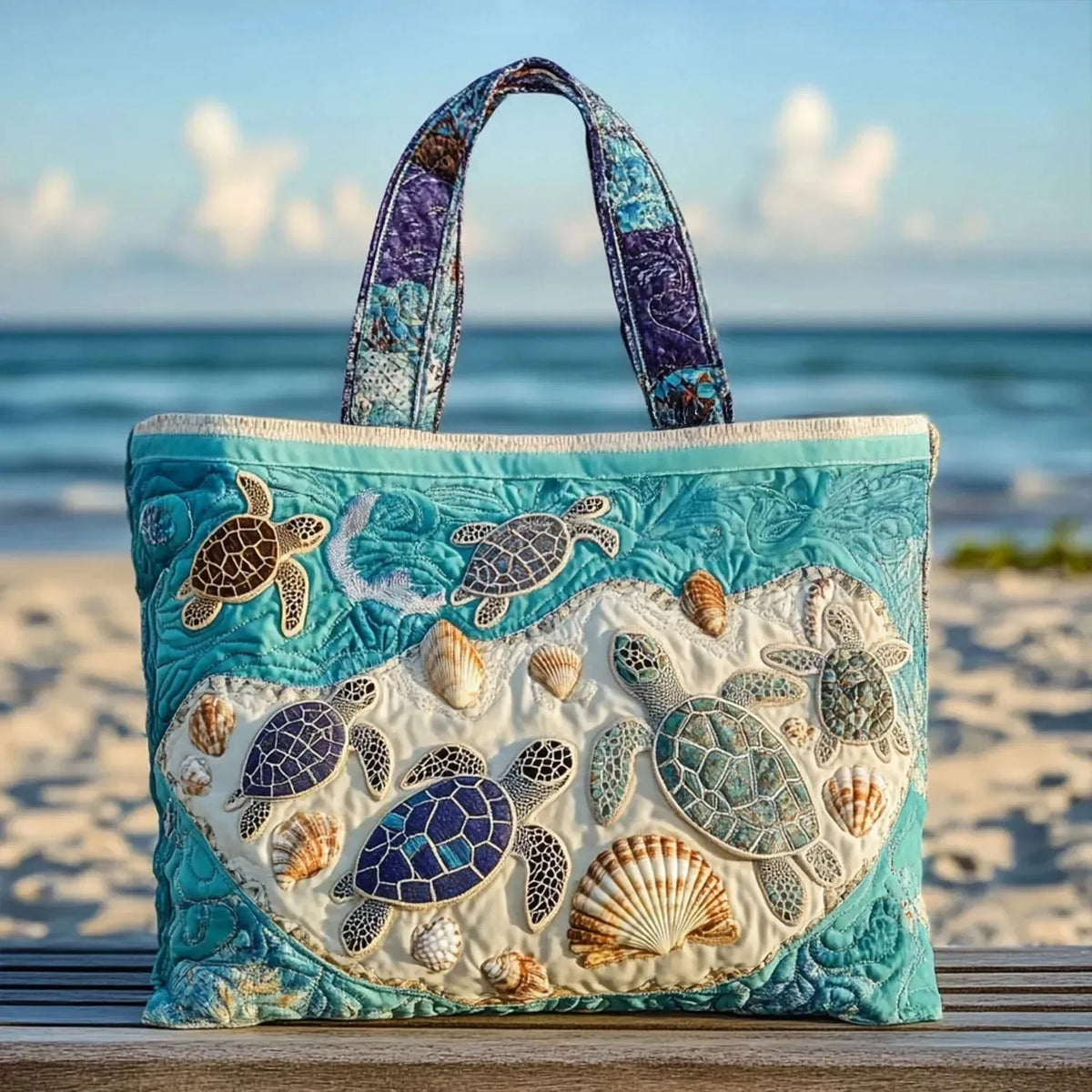 Cordula | Turtle Love Quilted Tote