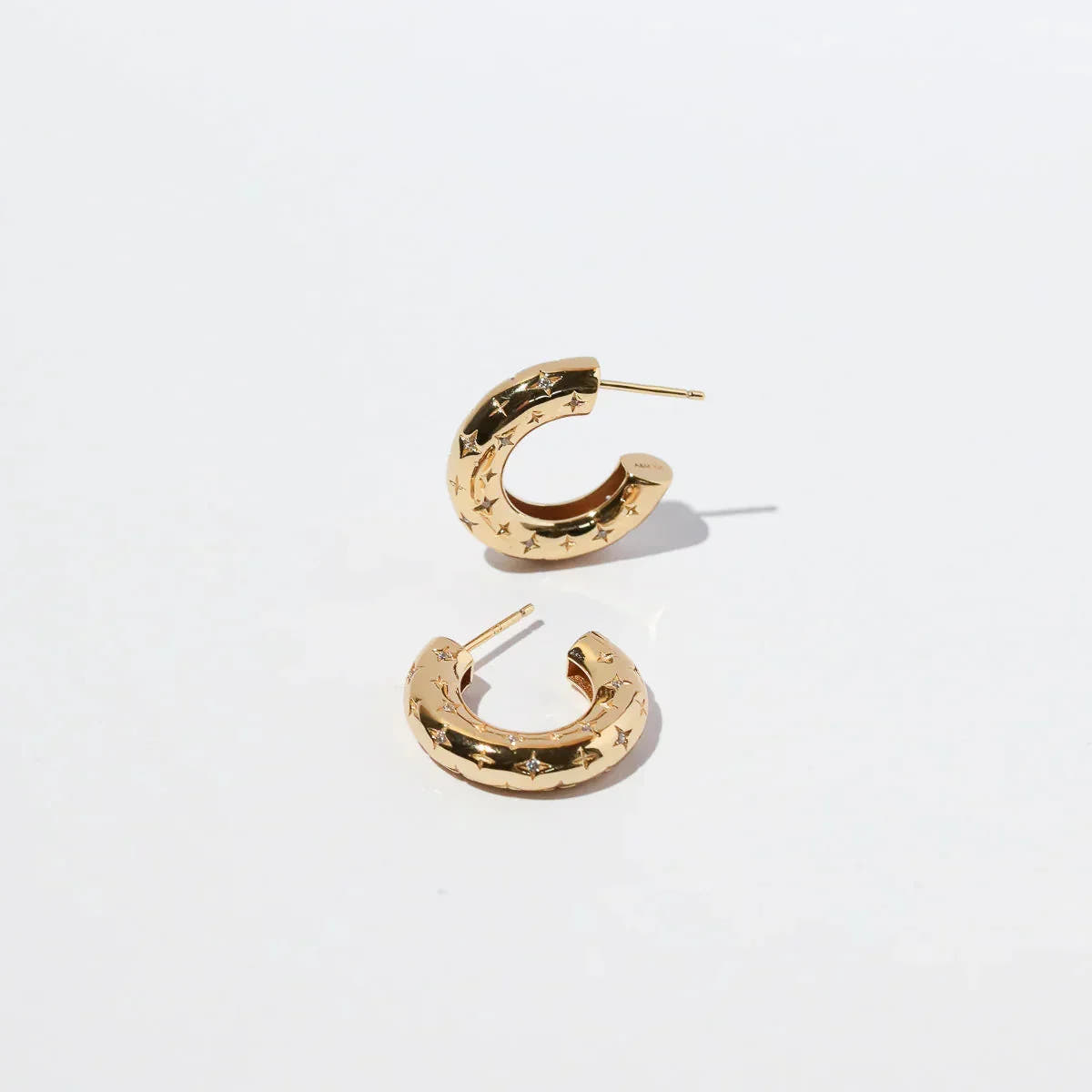 Cosmic Hoop Earrings | Gold