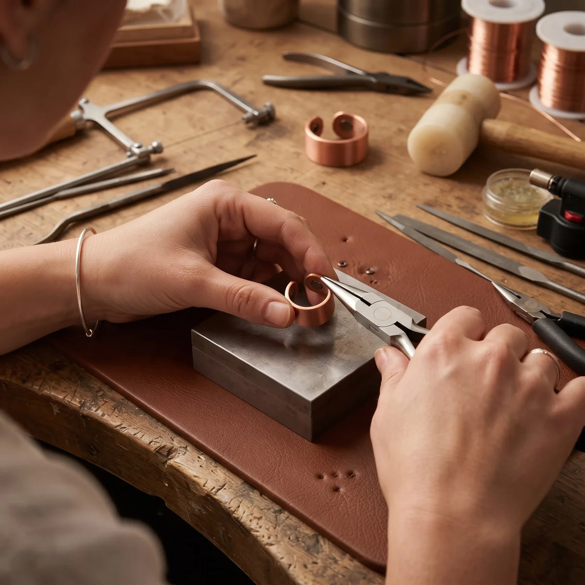Cuff Copper Ring