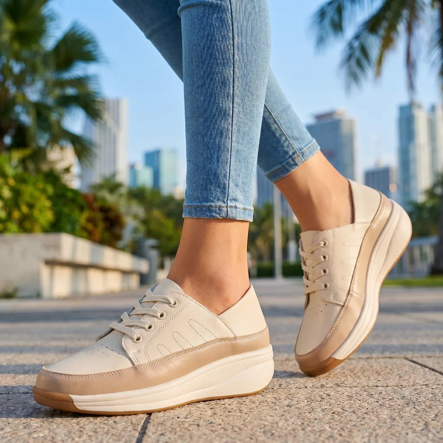 Aubrielle | Comfort Lace-Up Sneakers