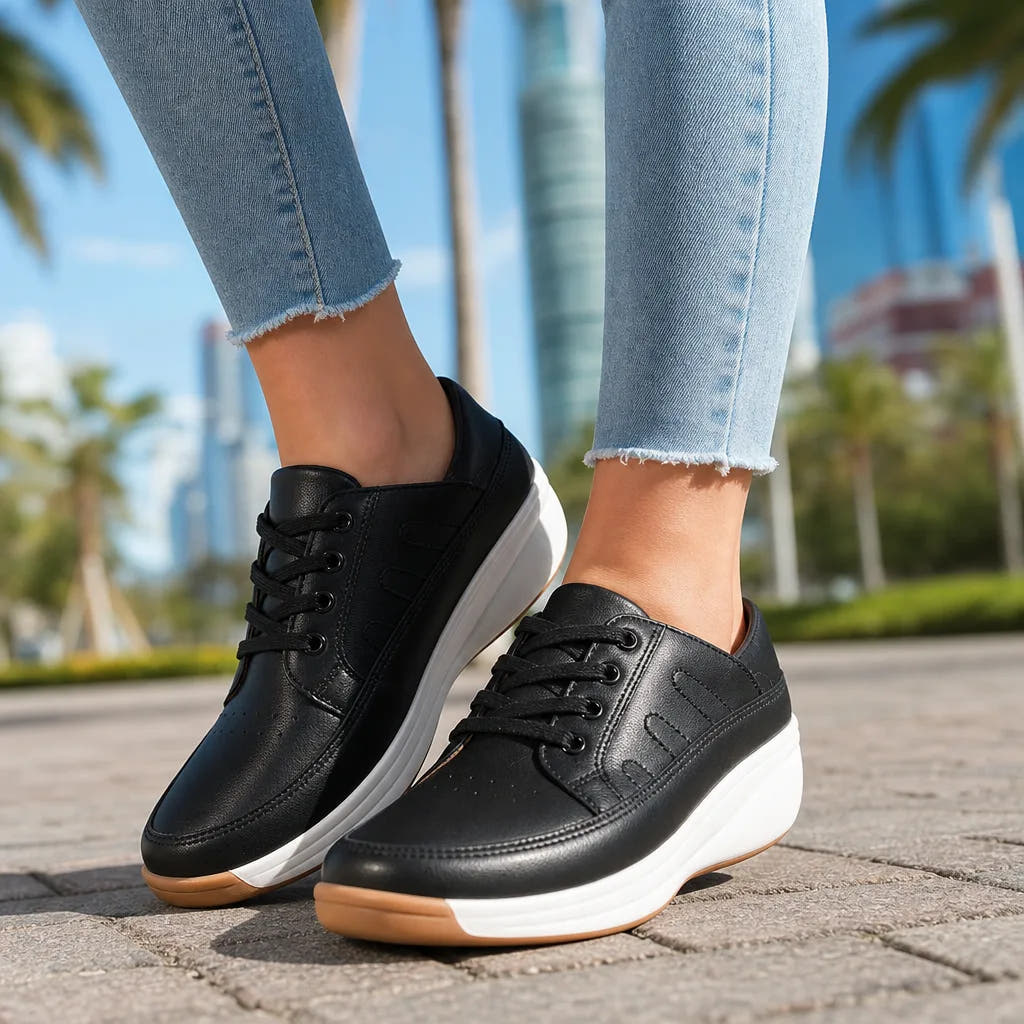 Aubrielle | Comfort Lace-Up Sneakers