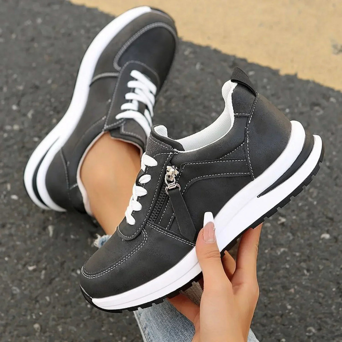 Shirley | Cushioned Comfort Sneakers