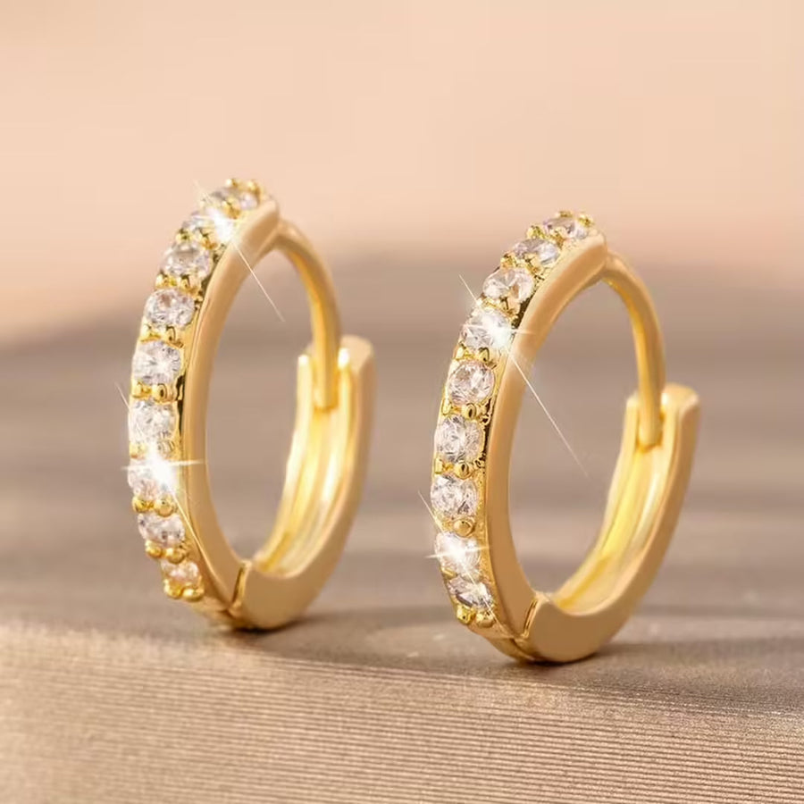 Timeless Golden Mini Hoop Earrings