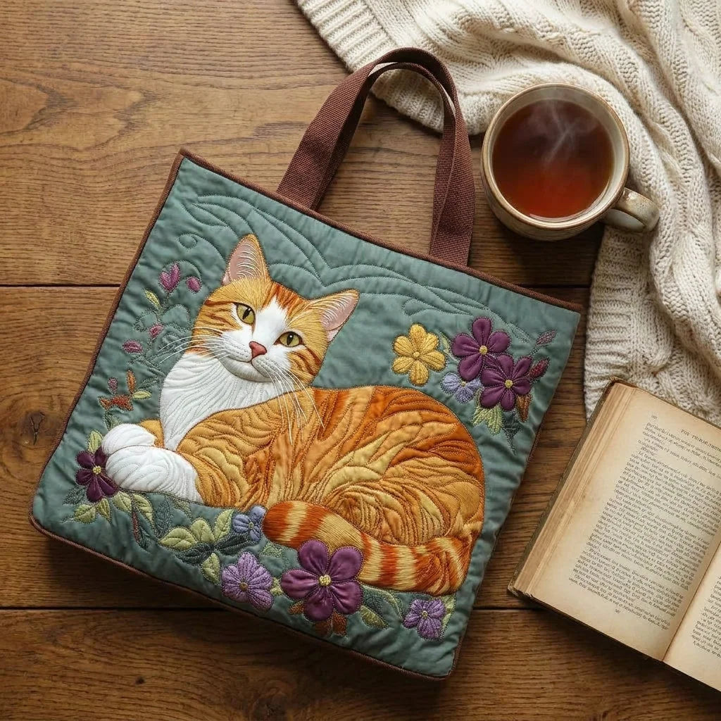 Delilah | Orange Tabby Cat Tote