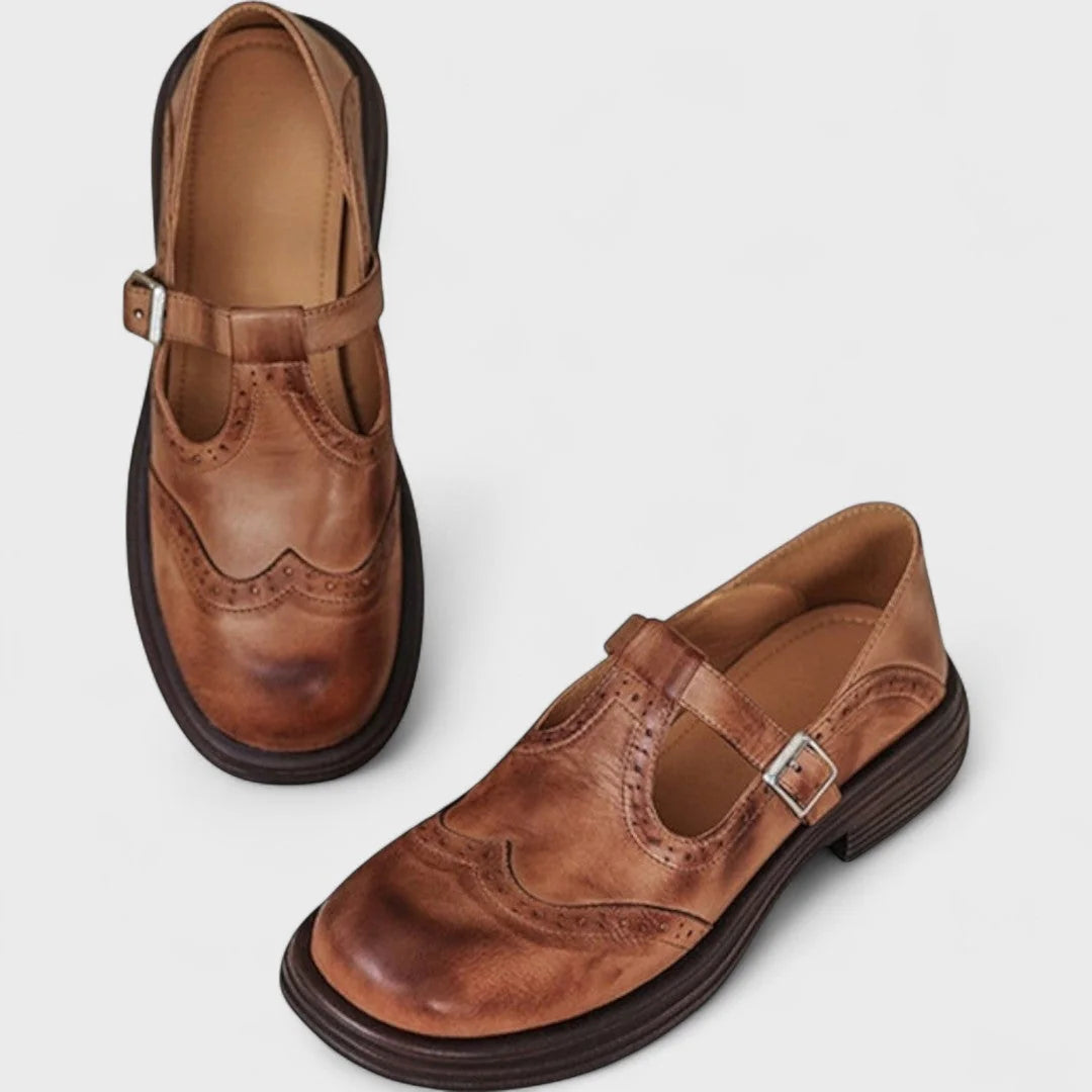 Delphine | Heeled Comfort Mary Janes