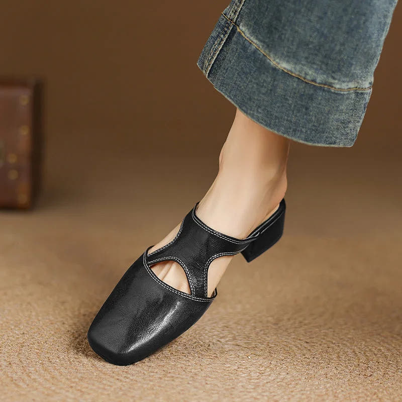 Dessa | Genuine Leather Mules