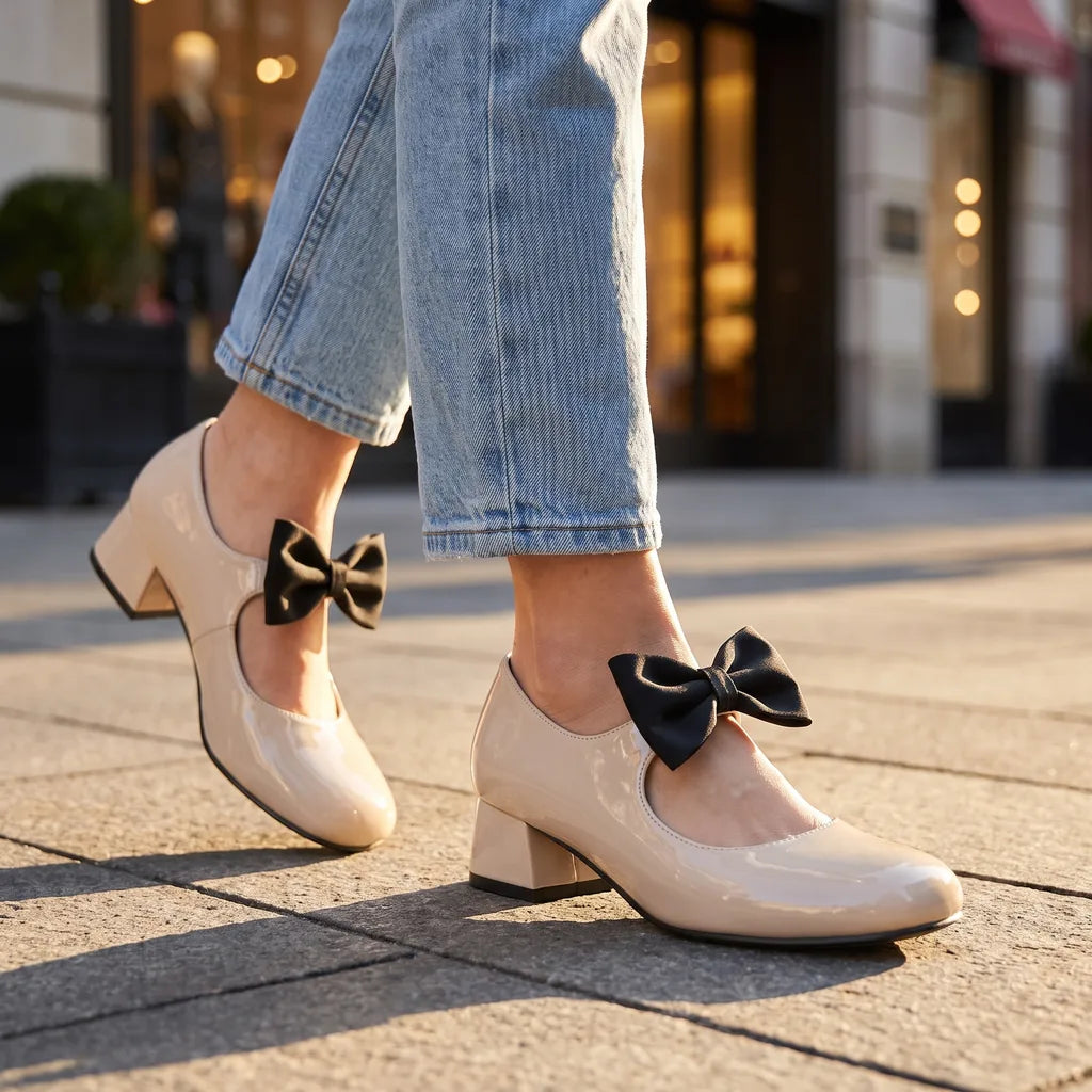 Doris | Comfort Mary Jane Heels