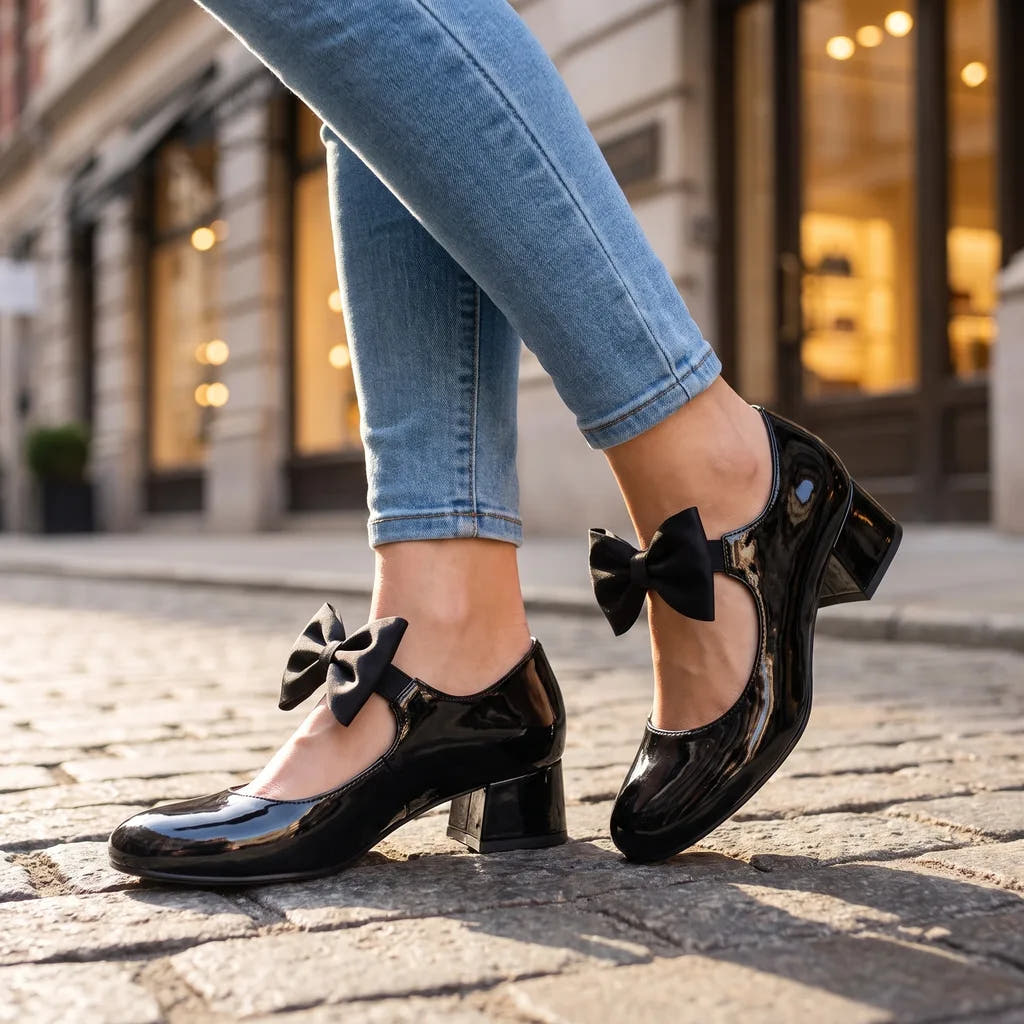Doris | Comfort Mary Jane Heels