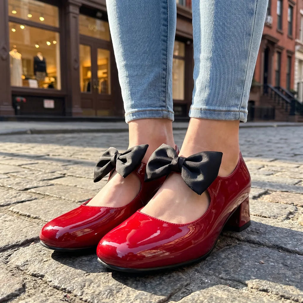 Doris | Comfort Mary Jane Heels