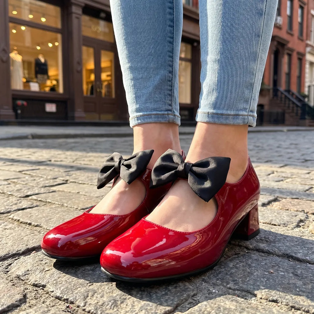 Doris | Comfort Mary Jane Heels