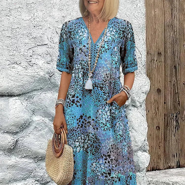 Rachel Vibrant Midi Dress