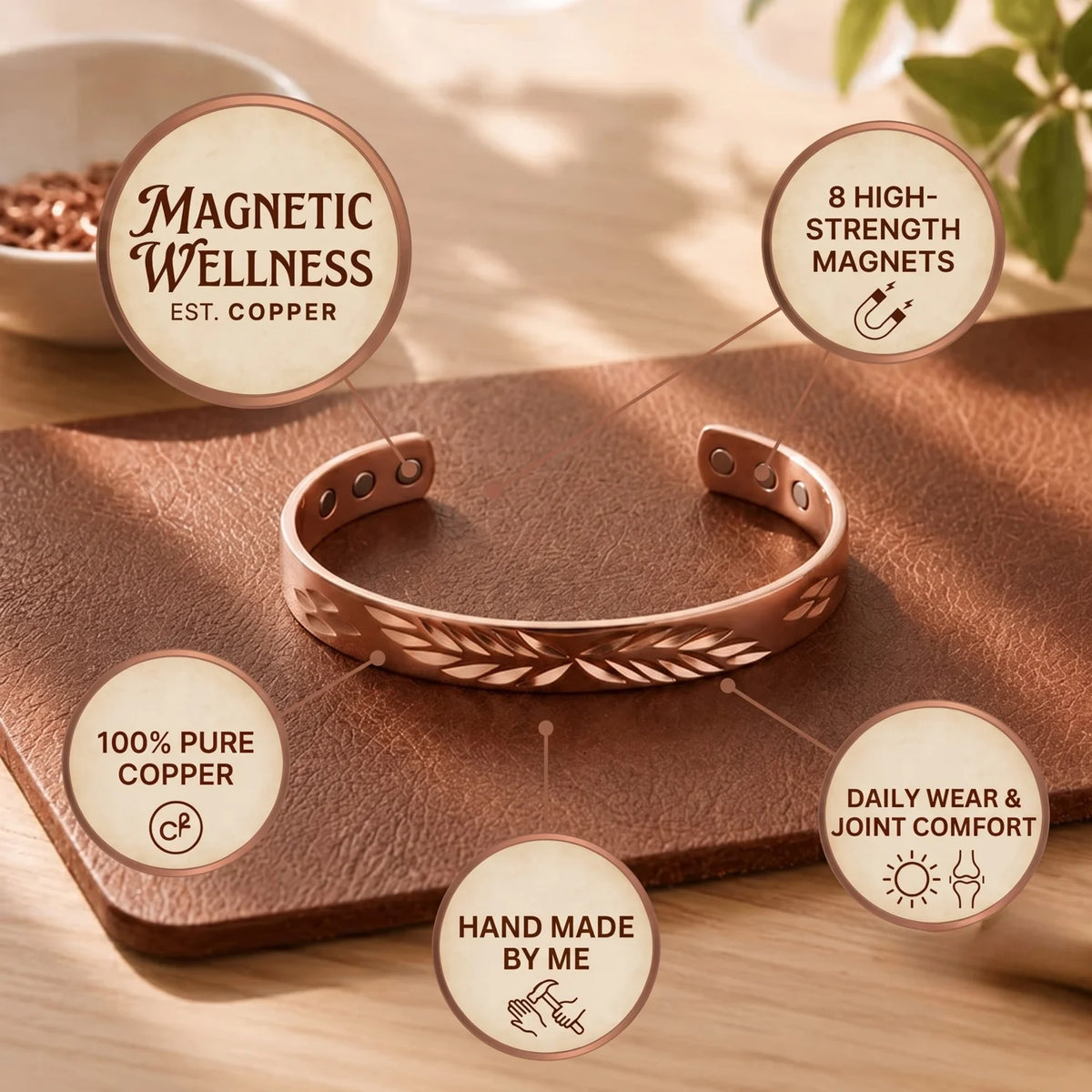 Eclipse Copper Bracelet