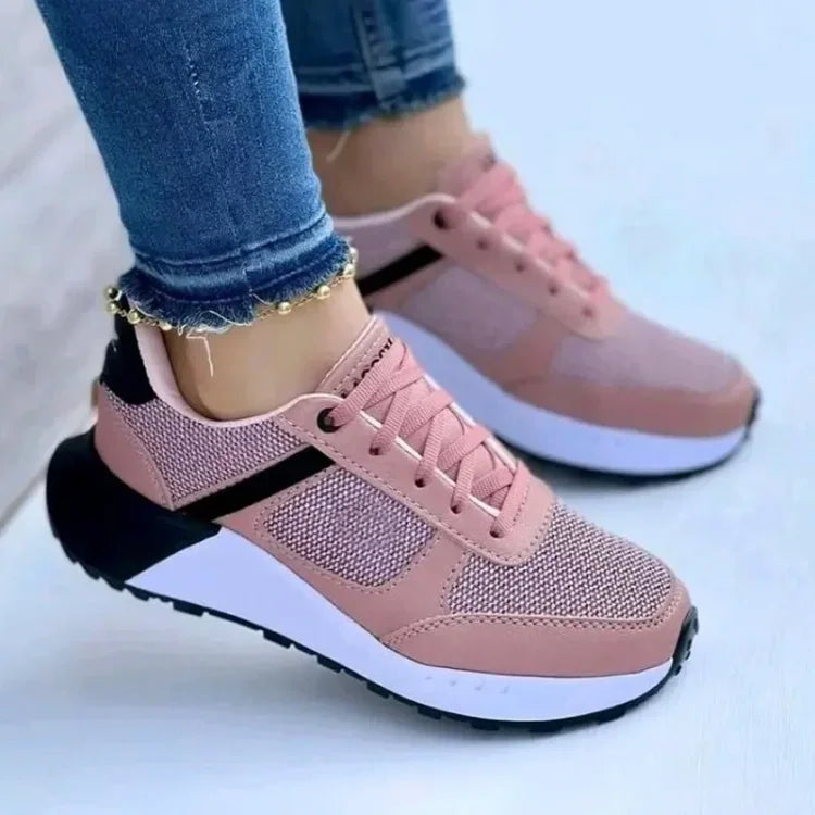 Thea | Arch-Support Lace-Up Sneakers