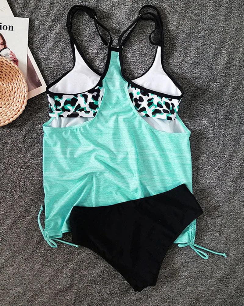 Eliora | Leopard Accent Tankini