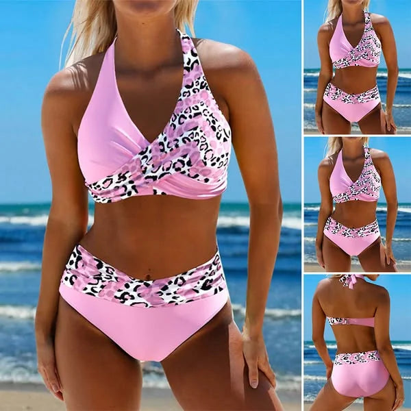 Elnora | Criss-Cross High-Waist Bikini