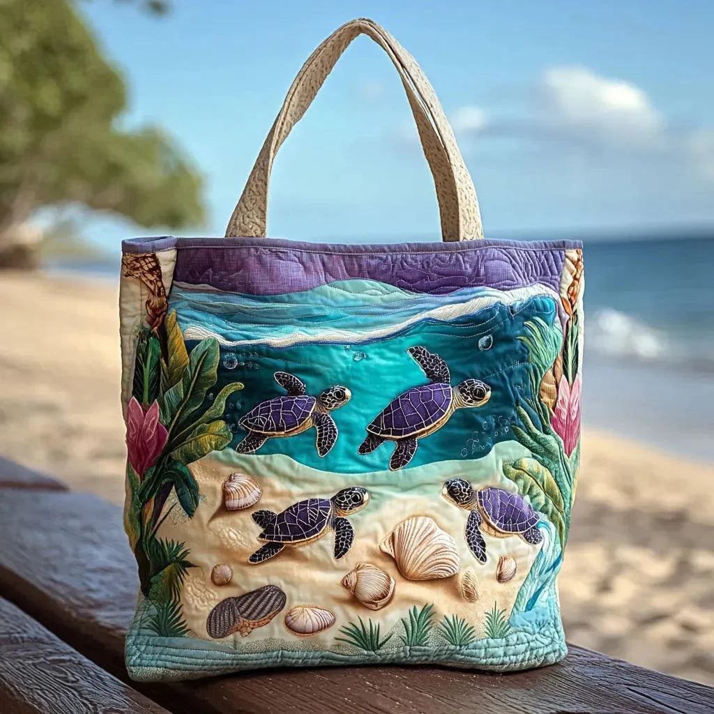 Eudora | Lagoon Spirit Quilted Tote