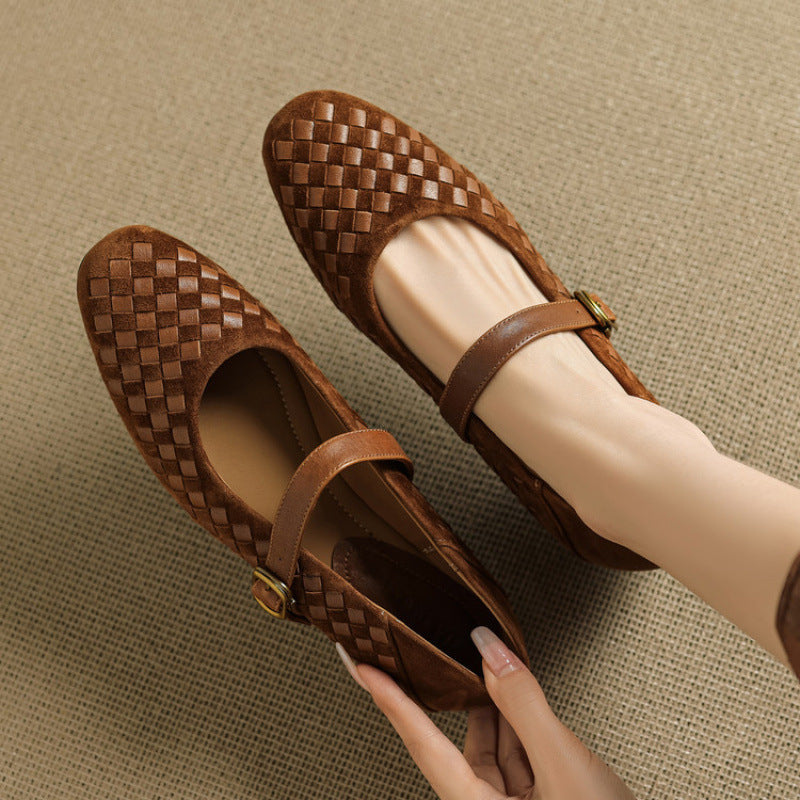 Ardelle Woven Leather Loafers