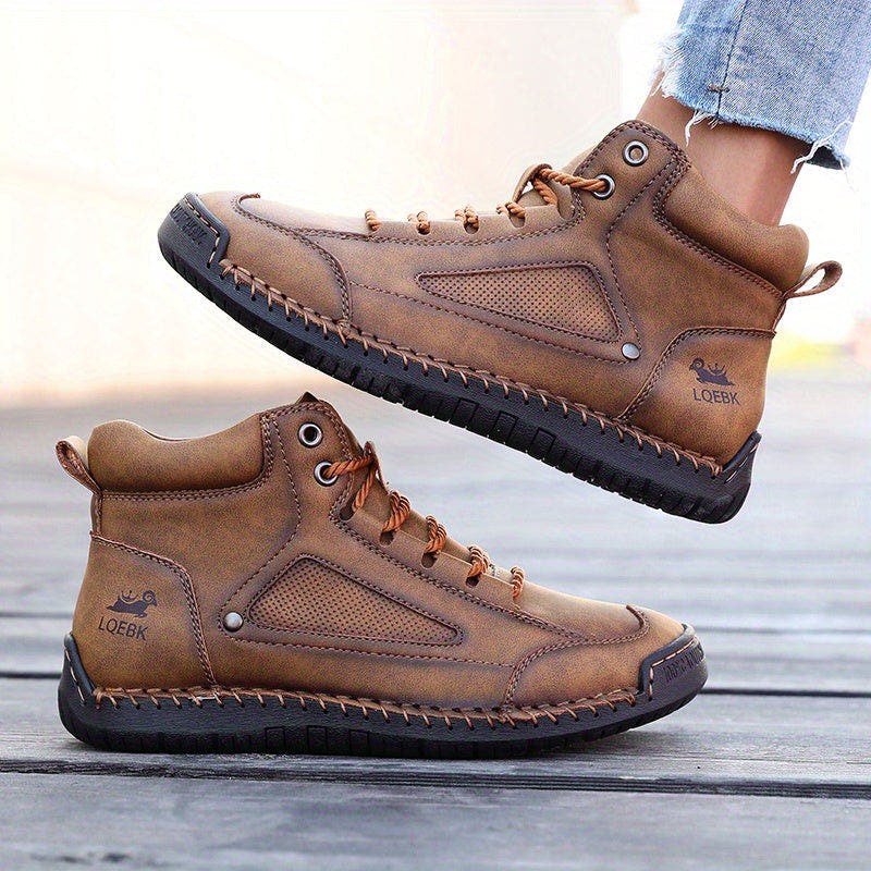 Alfreda | Mid-Top Lace-Up Comfort Sneakers