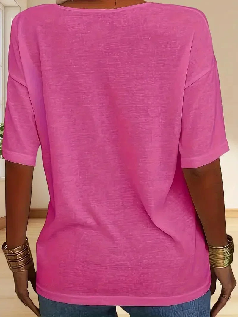 Aileen | Relaxed Fit V-Neck Blouse
