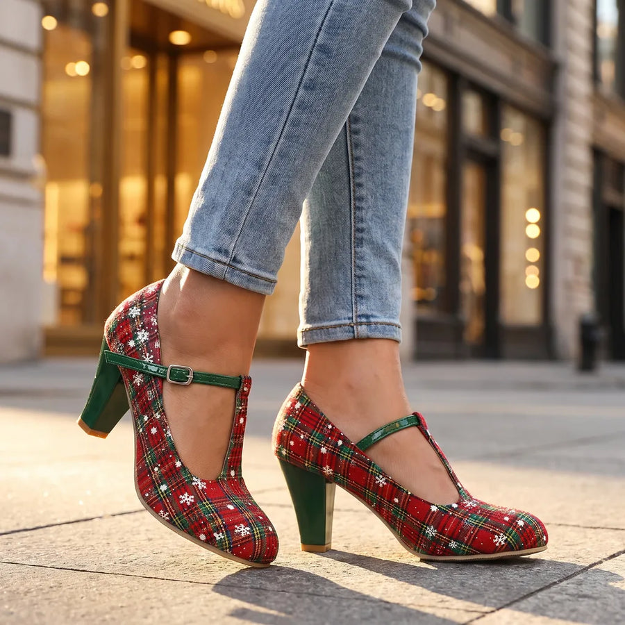 Pilar | Comfort Mary Jane Heels