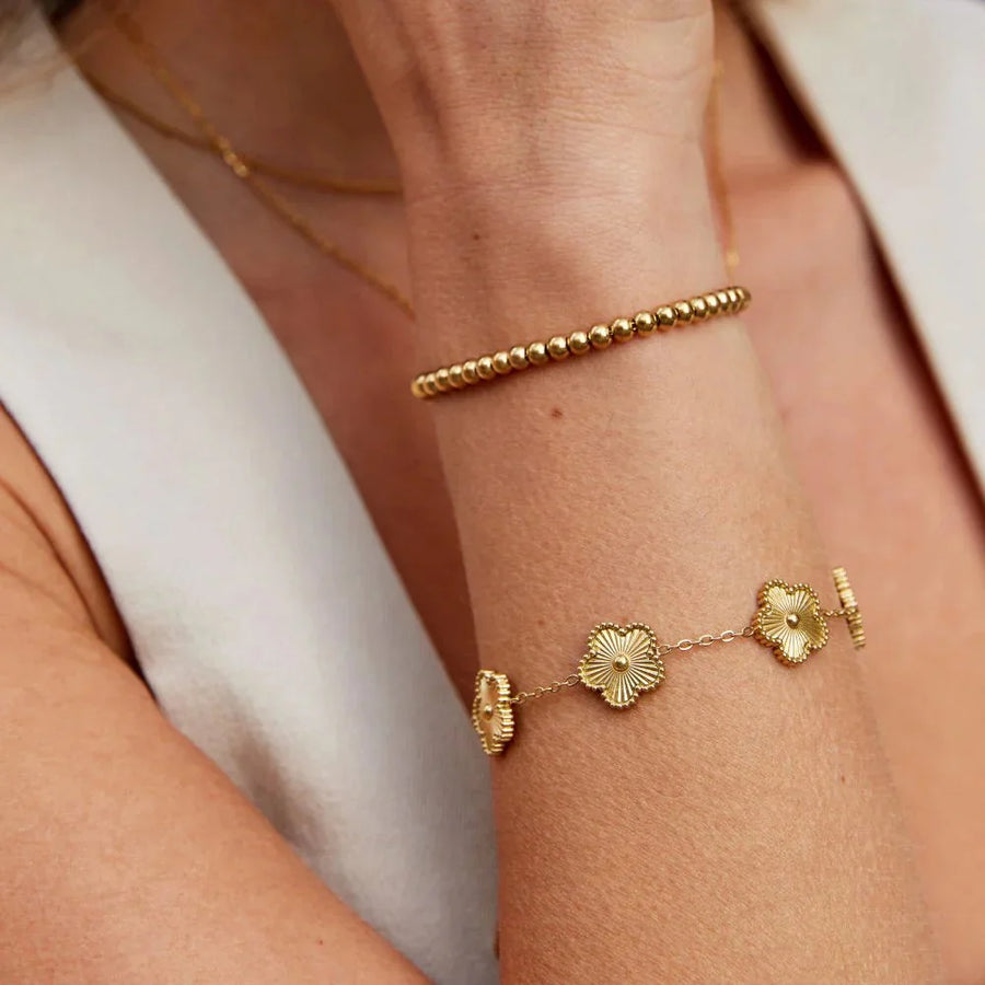Florielle Bloom Charm Bracelet | Gold