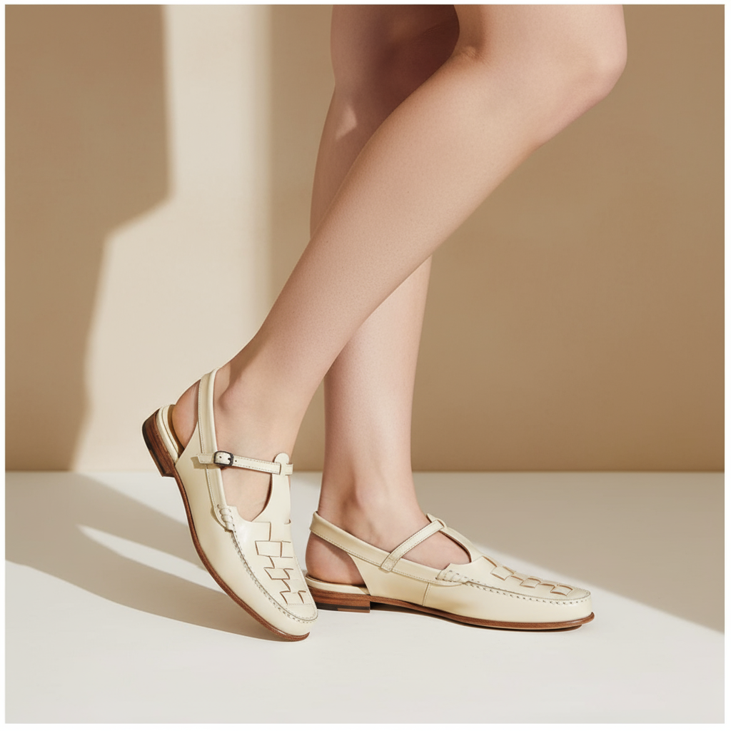 Eliara | Woven Buckle Sandals