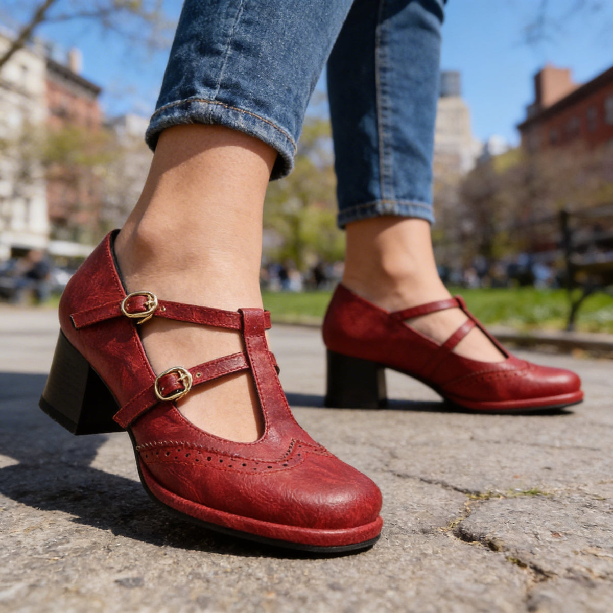 Alaina | Comfort Brogue Loafers