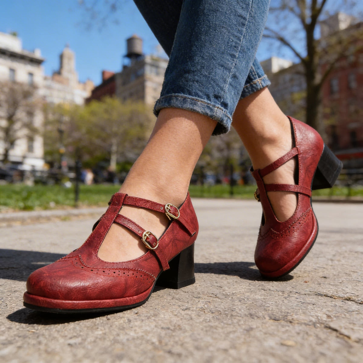 Alaina | Comfort Brogue Loafers