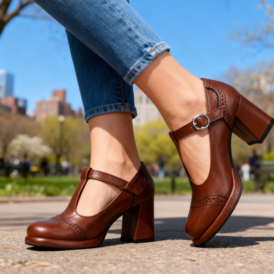 Sylvia | Comfort Brogue Loafers
