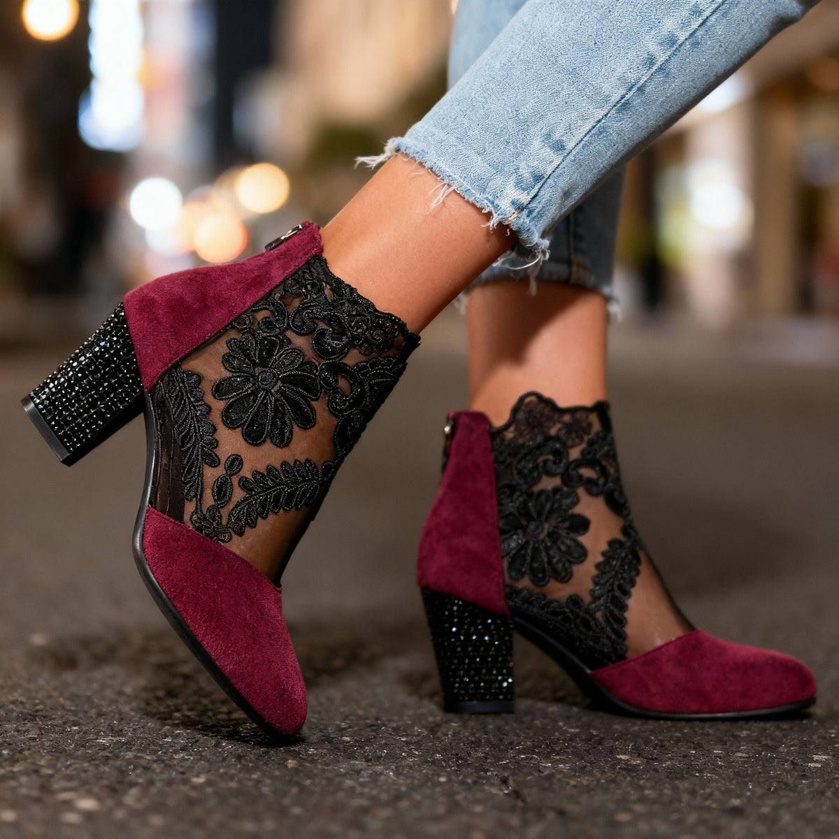 Ethelind | Comfort Block Heels