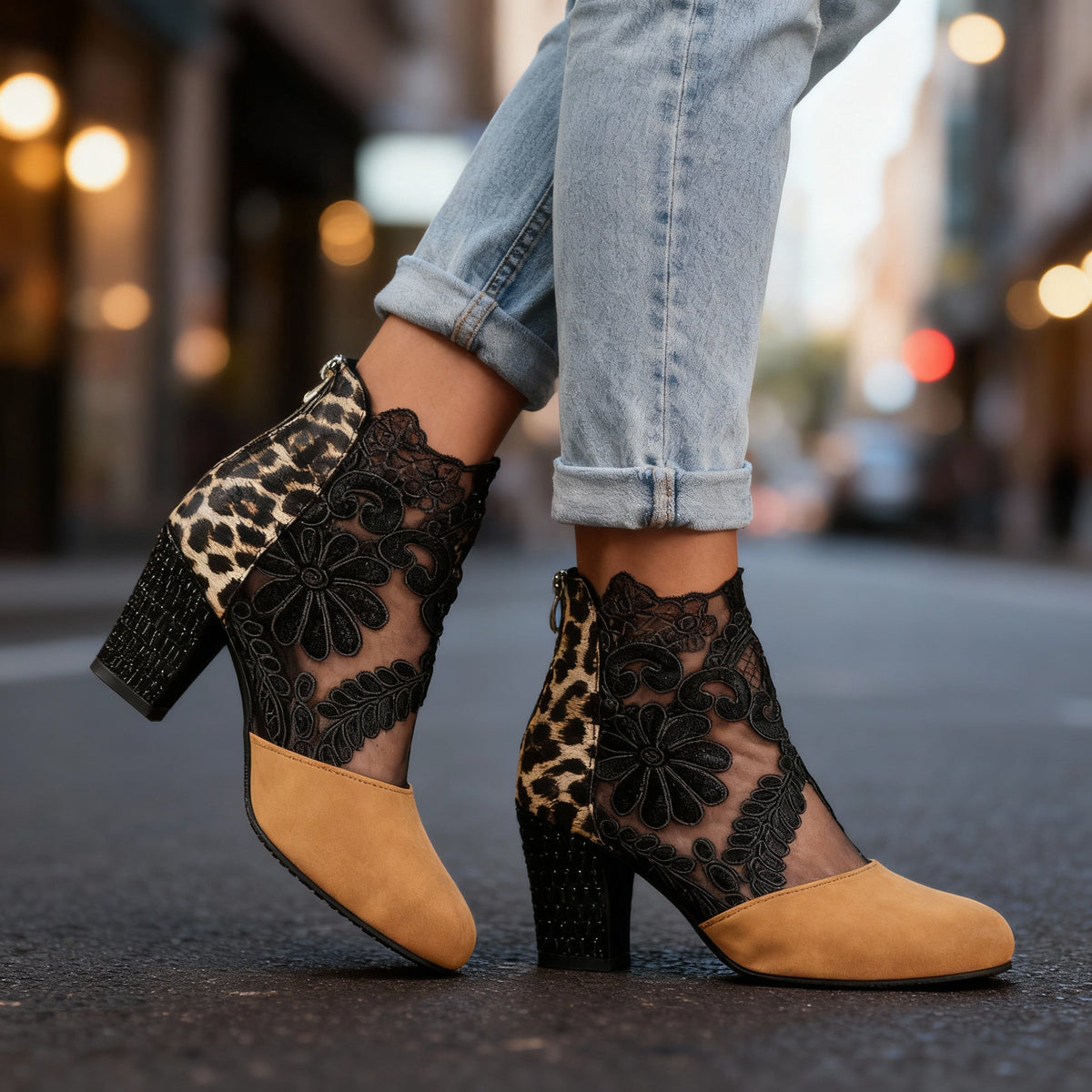Ethelind | Comfort Block Heels