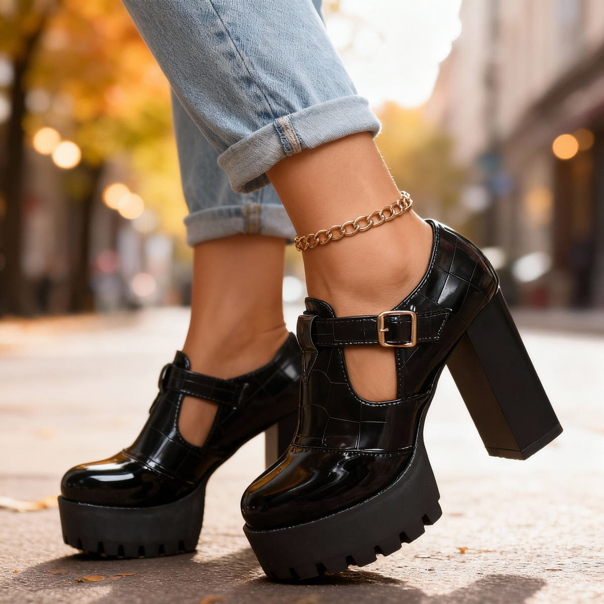 Dulcie | Comfort Block Heels