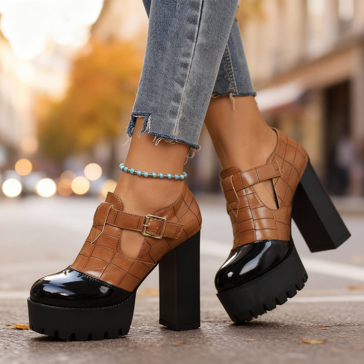 Dulcie | Comfort Block Heels