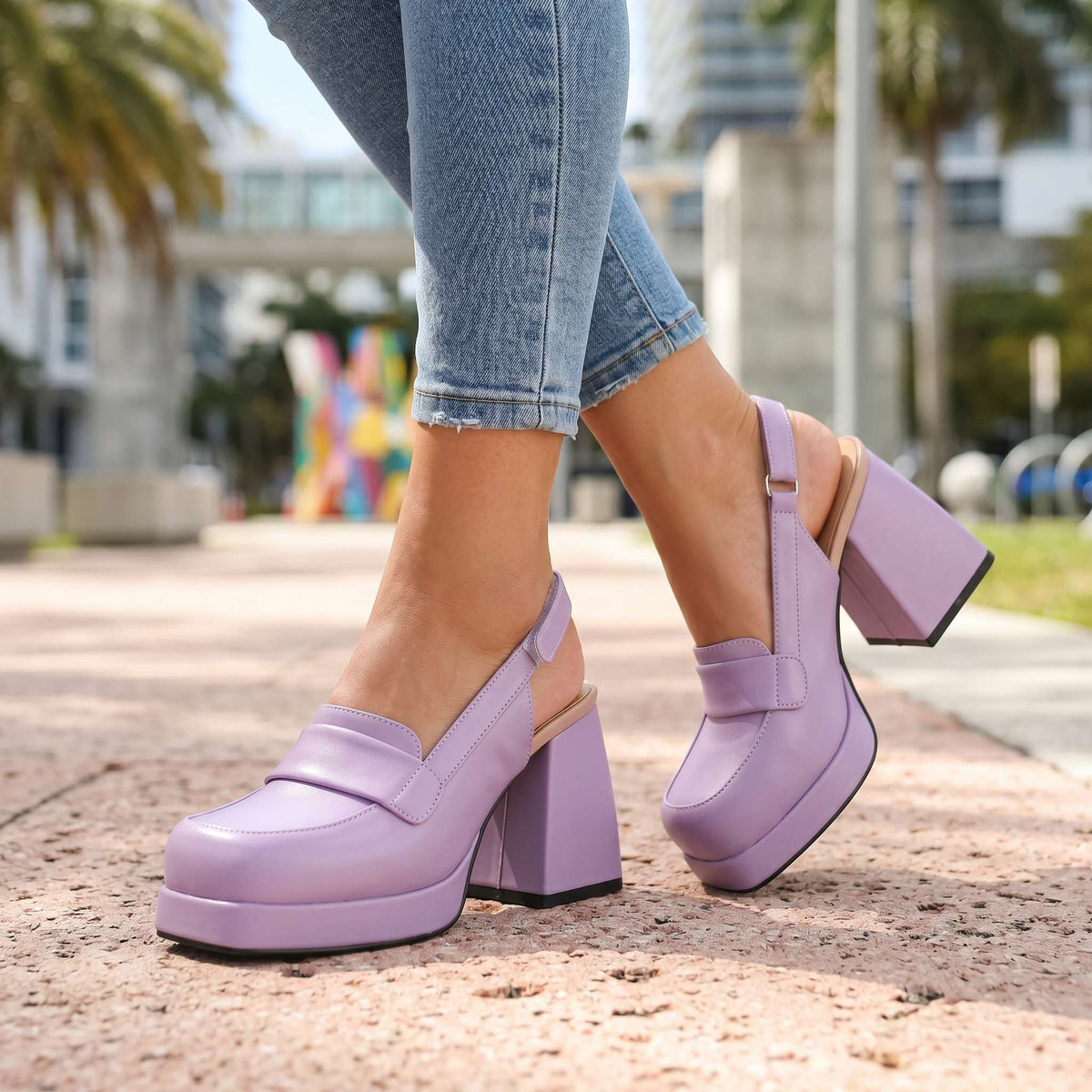 Elysia | Comfort Slingback Heels