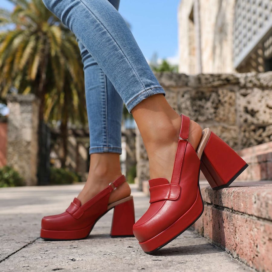 Elysia | Comfort Slingback Heels